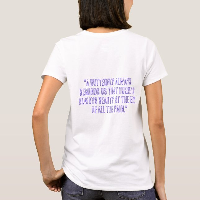 "L'effervescence éthérée : T-shirt inspiré des pap (Dos)