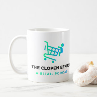 L'Effet Clopen - Logo noir Mug à café à deux tons