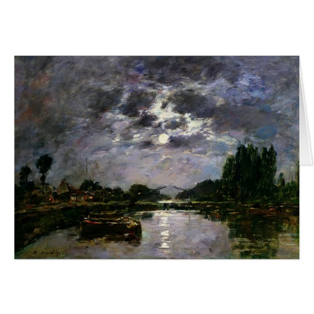 L'effet de la lune, 1891 (huile sur la toile) (Devant horizontal)