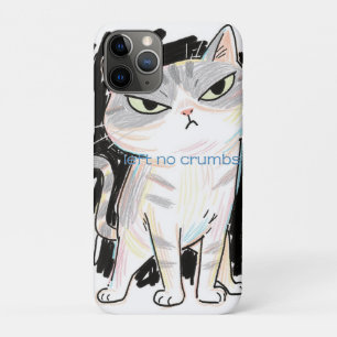 "Left No Crumbs" Cat iPhone 11 Pro Coque