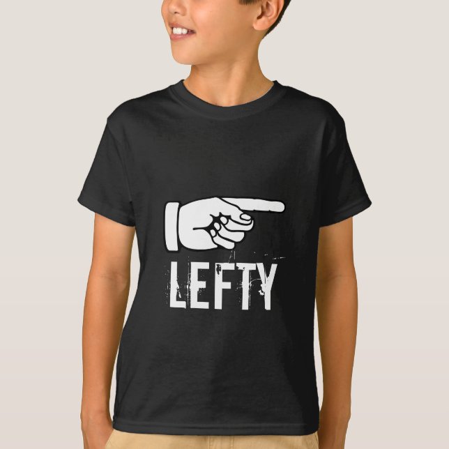 LEFTY T-shirt humoristique pour joueurs gauchers (Devant)