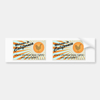 L'égal de la Californie redresse des autocollants