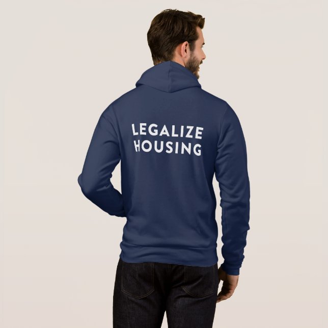 Légaliser le Sweat - shirt à capuche du logement (Dos entier)