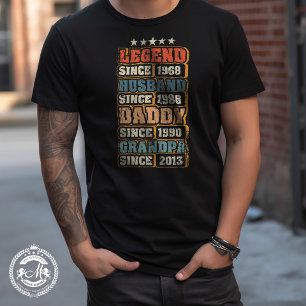 Legend Mari Daddy Grand-père Customisé T-shirt