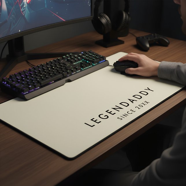 Legendaddy pour Dads Desk Mat (gaming desk mat for dads)