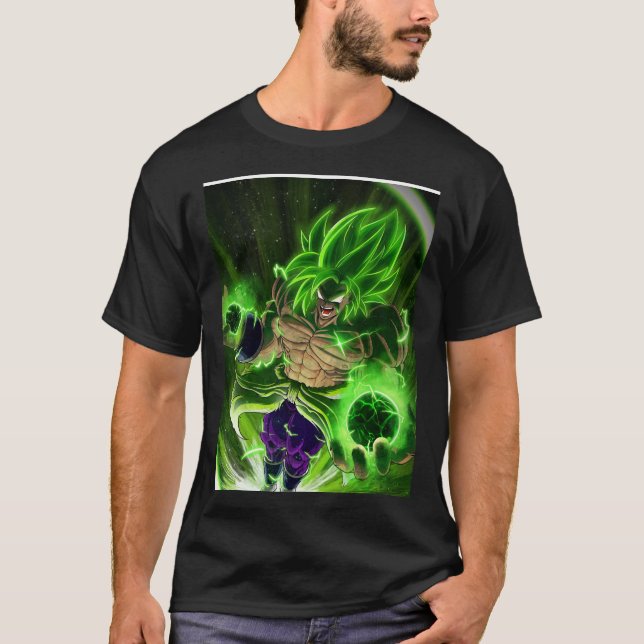 Legendaire Broly Supersaiyajin Graphic T-Shirt (Devant)
