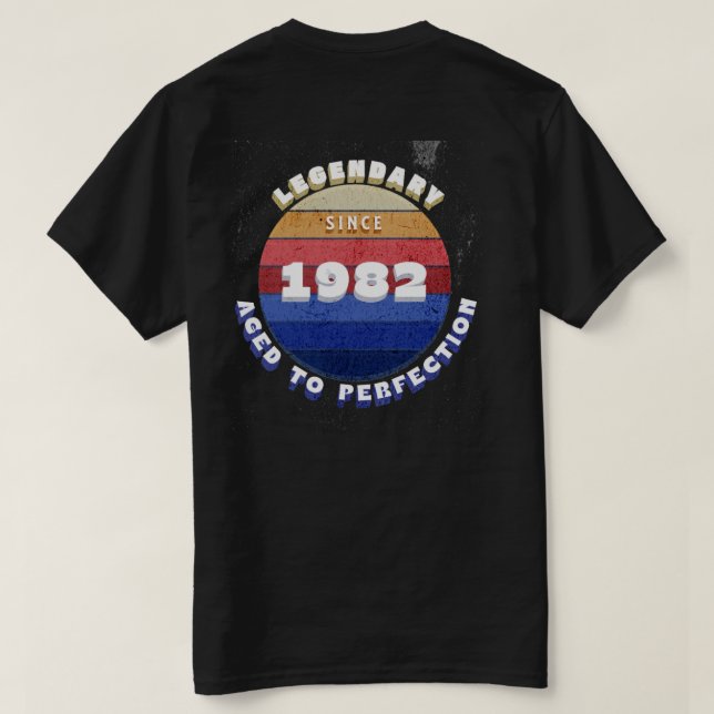 Légendaire depuis 1982 T-Shirt Rétro (Design dos)