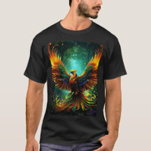 légendaire T-shirt graphique phoenix