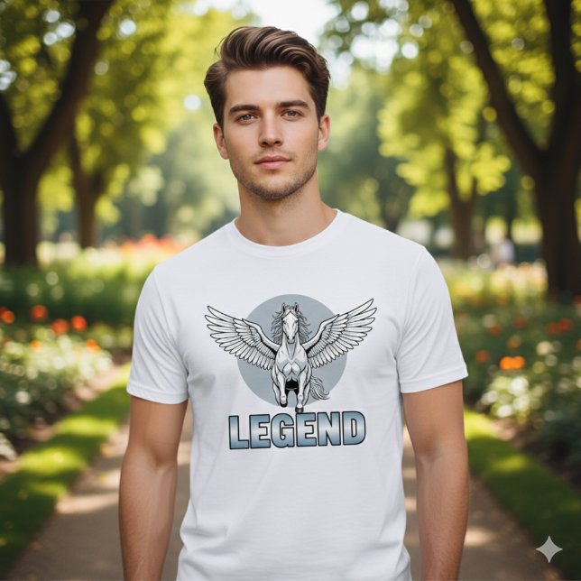 Legendary Winged Horse T-Shirt – Power & Freedom (Créateur téléchargé)