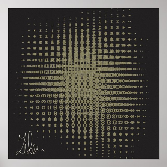 Légende - affiche d'art Abstraite (Devant)