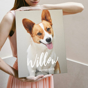 Légende bien-aimée Photo personnalisée Toile envel