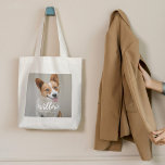 Légende bien-aimée Sac fourre-tout photo personnal<br><div class="desc">Visitez berryberrysweet.com pour des cadeaux et des papeteries personnalisés et élégants.</div>