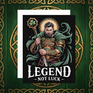 Légende de la carte de la Saint-Patrick, pas chanc