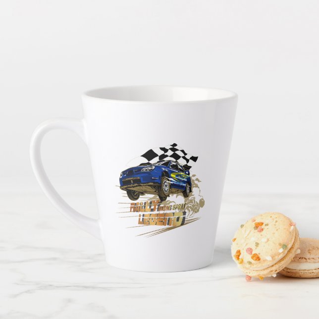 Légende du rallye | Latte Mug (En situation)