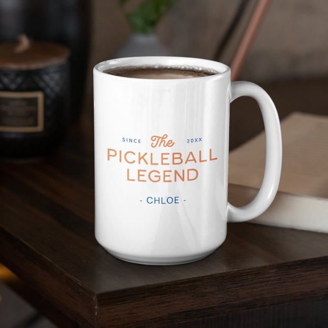 Légende moderne de Pickleball Mug personnalisé (Créateur téléchargé)