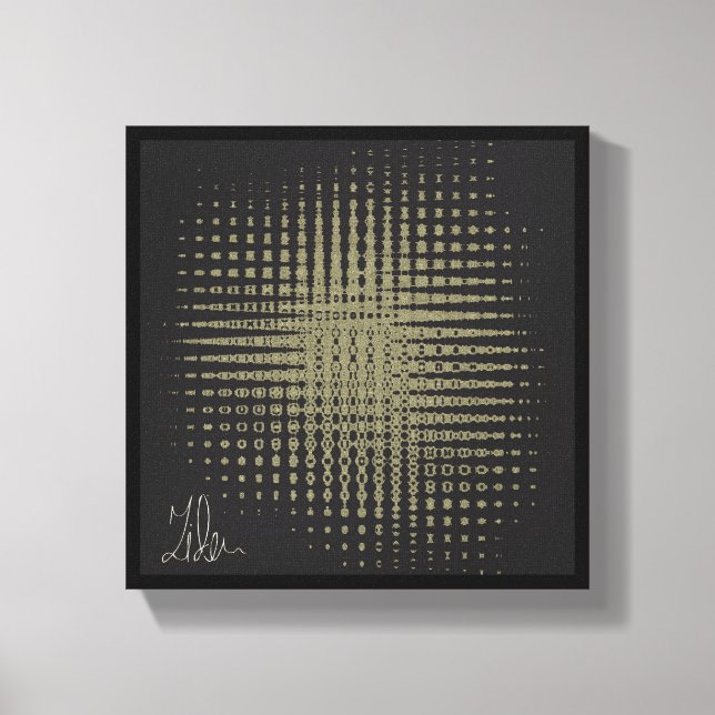Légende - toile étirée d'art Abstrait (Recto)