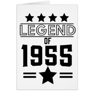 Légende vintage de 1955