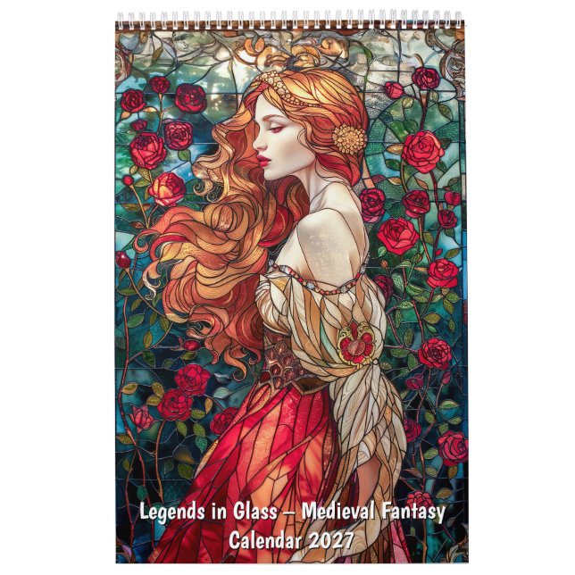 Légendes en verre – Calendrier de fantasy médiéval (Protection)