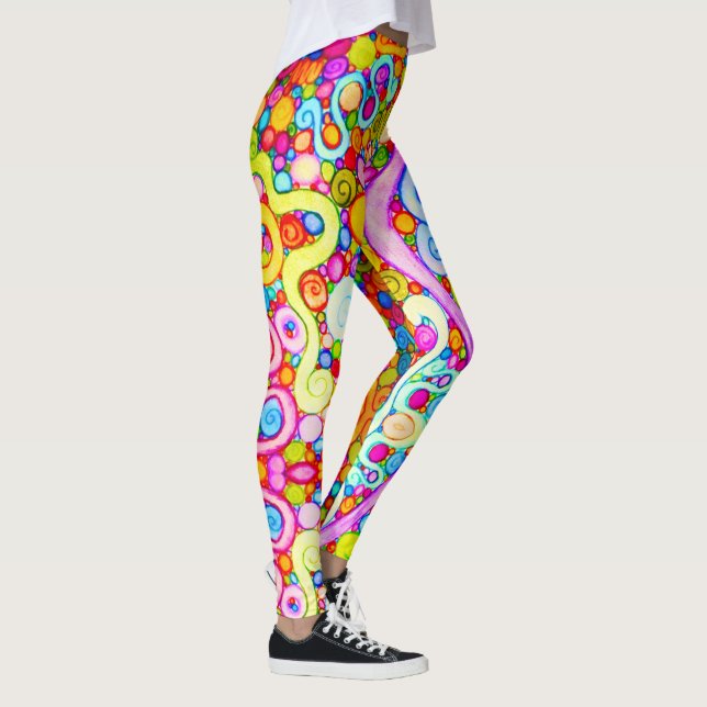 Léger Neon Coils Leggings (Droite)