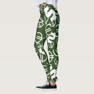 Legging à motif Euro Dollars Awesome Money