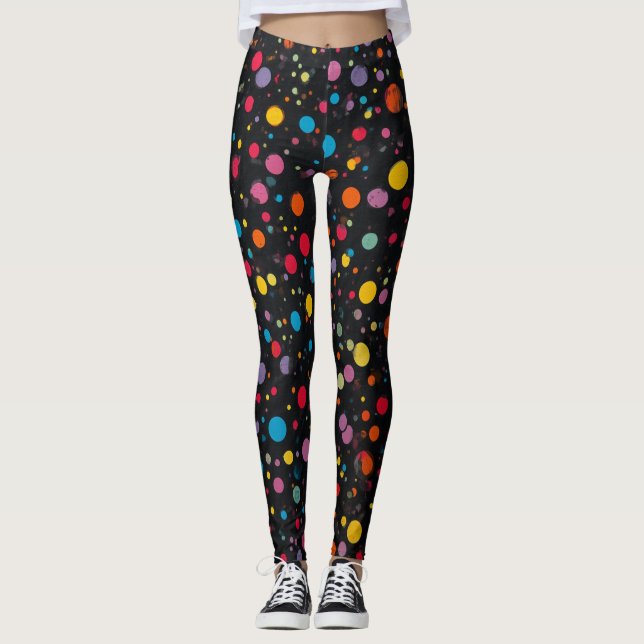 Legging à motif pois (Devant)