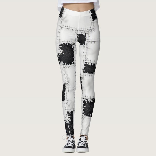 legging à style classique avec couture grossière (Devant)