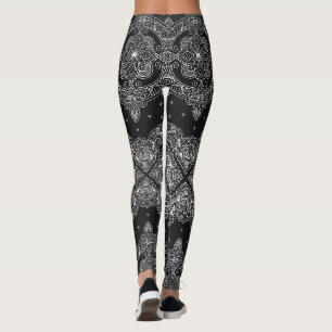 Legging avec bandana à crânes