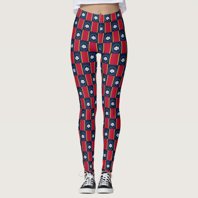 Legging avec le drapeau de l'État du Mississippi,  (Devant)