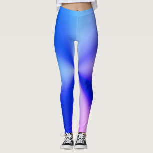 legging bleu et rose