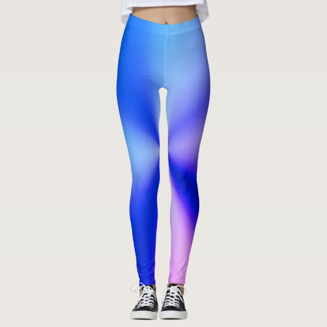 legging bleu et rose (Devant)