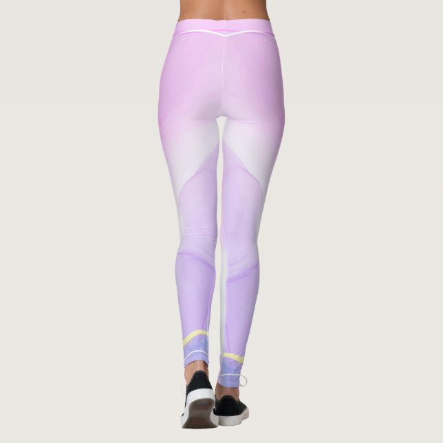 Legging Brown écossais Tartan Plaid Personnalisé (Dos)