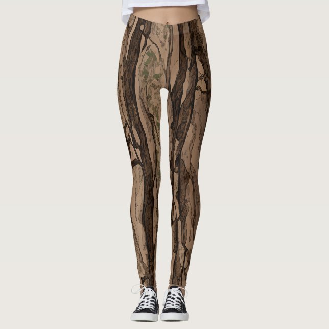 Legging Camo Madera - Diseño y Estilo Único (Devant)