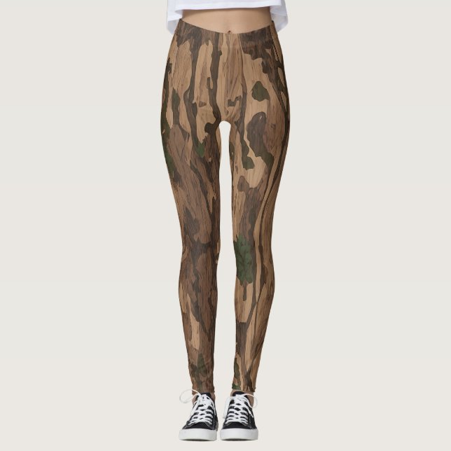Legging Camo Madera - Diseño y Estilo Único (Devant)