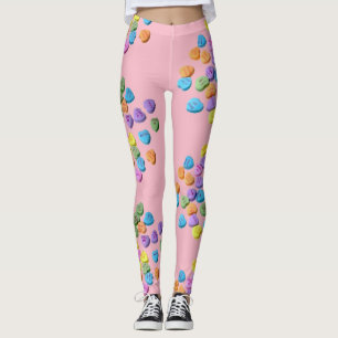 Legging cœurs de bonbons Saint-Valentin Mignon