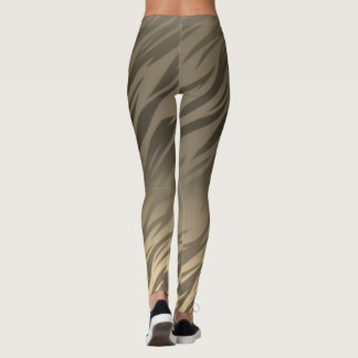 Legging flamboyant gris doré