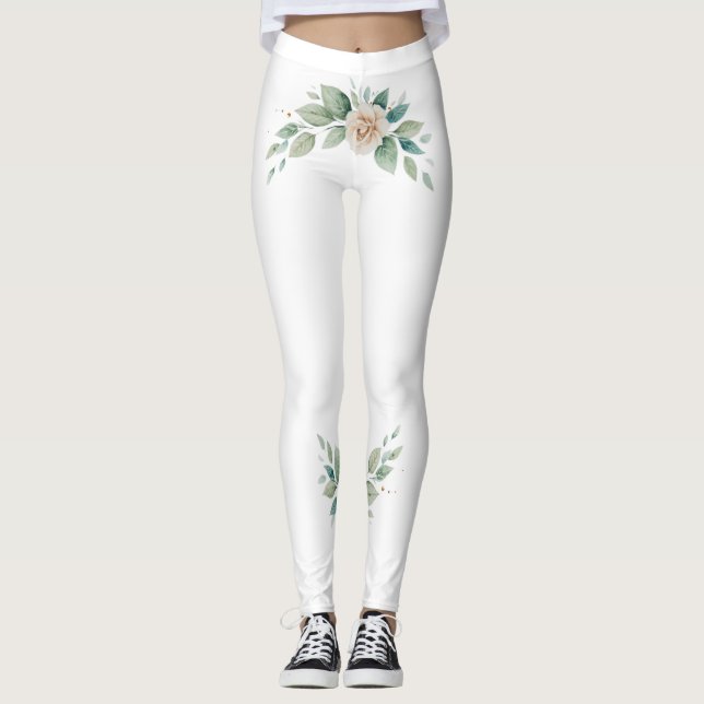 legging fleurs (Devant)
