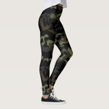 Legging imprimé par camouflage extraordinaire
