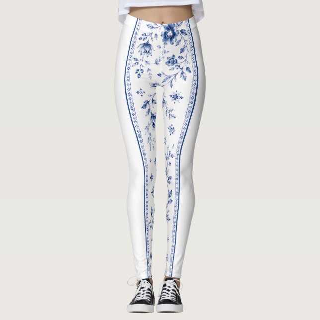 Legging inspiré de la botanique scandinave (Devant)