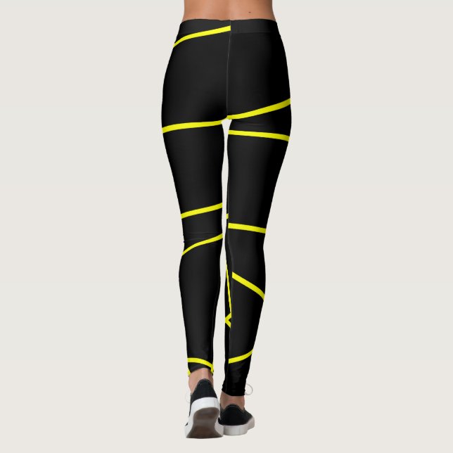 Legging Linhas Amarelas (Dos)