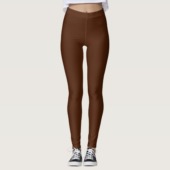 Legging marron foncé (Devant)