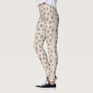 Legging modèle yoga botanique Papillons d'été