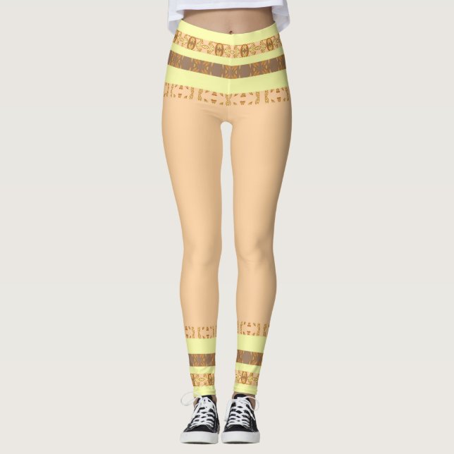 legging motif africain (Devant)