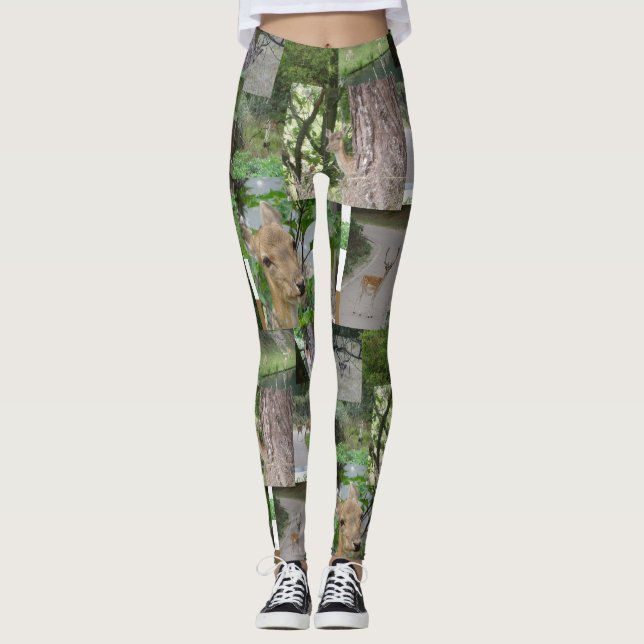Legging motif cerf sika (Devant)
