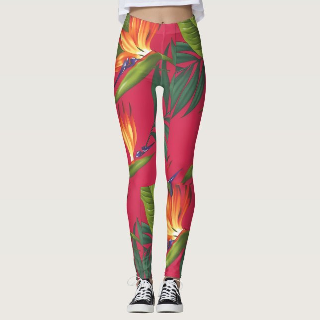 Legging oiseau de paradis (Devant)