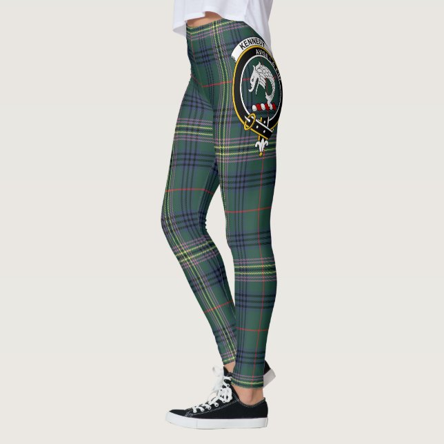 Legging pour femmes avec écusson du clan Kennedy e (Gauche)
