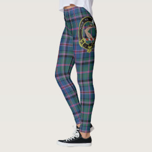 Legging pour femmes Clan Cooper Crête Tartan Scots