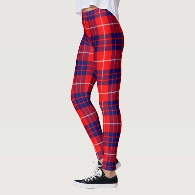 Legging pour femmes Clan Hamilton Tartan Scotstee (Gauche)