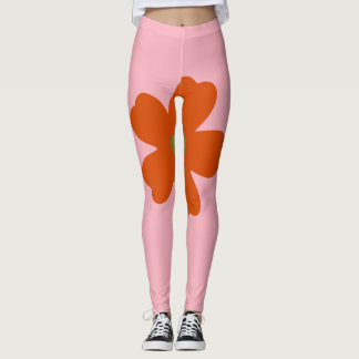 Legging sporty aux couleurs des fleurs et de la na