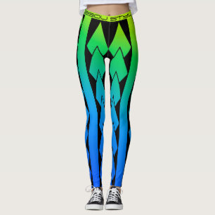 Legging style tribal Lagon dégradé