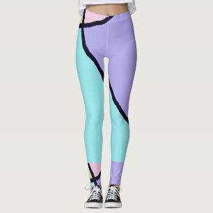 Legging Tile Cassé Couleurs Brumeuses